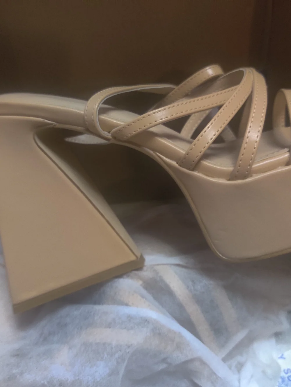 Othr Nude Platform Wedge Sandals